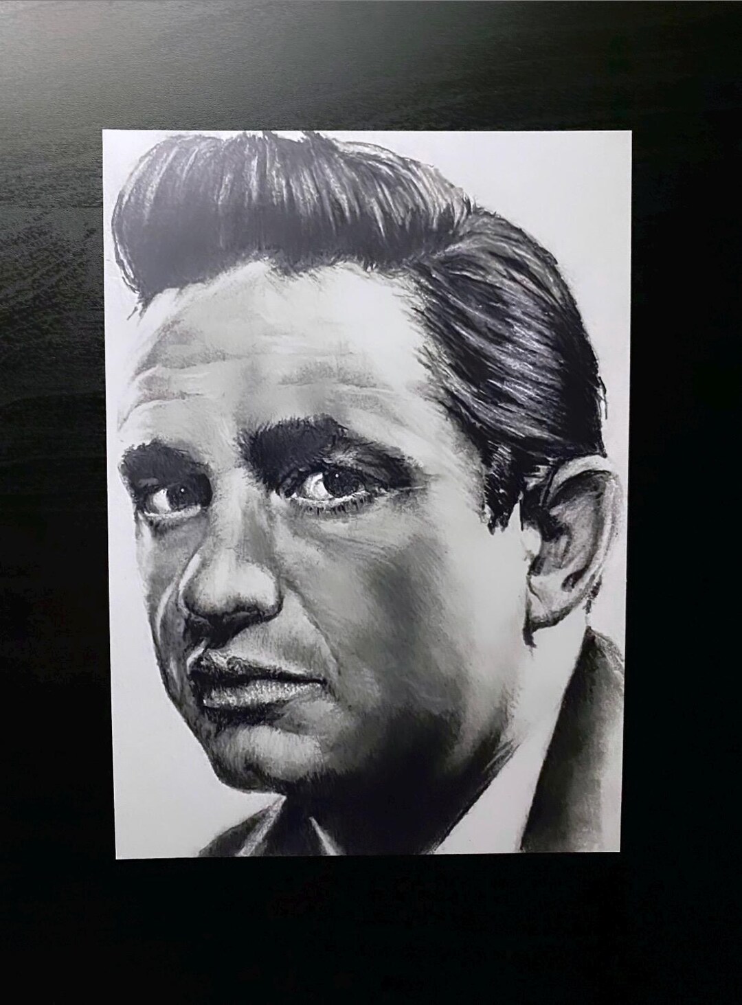 Johnny Cash Pencil Portrait - Print of Original Artwork - Etsy