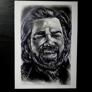 Laszlo Cravensworth What We Do In The Shadows Portrait Art Print