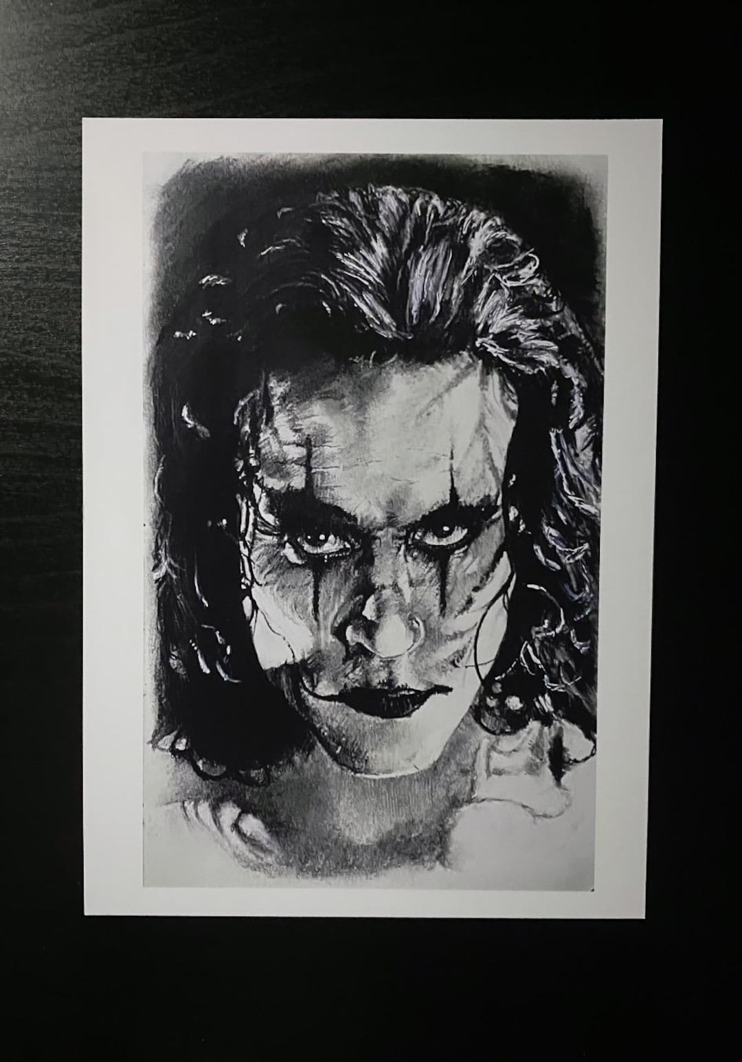 Brandon Lee The Crow Portrait Print Of Original Artwork Etsy brandon-lee-the-crow-portrait-print-of-original-artwork-etsy
