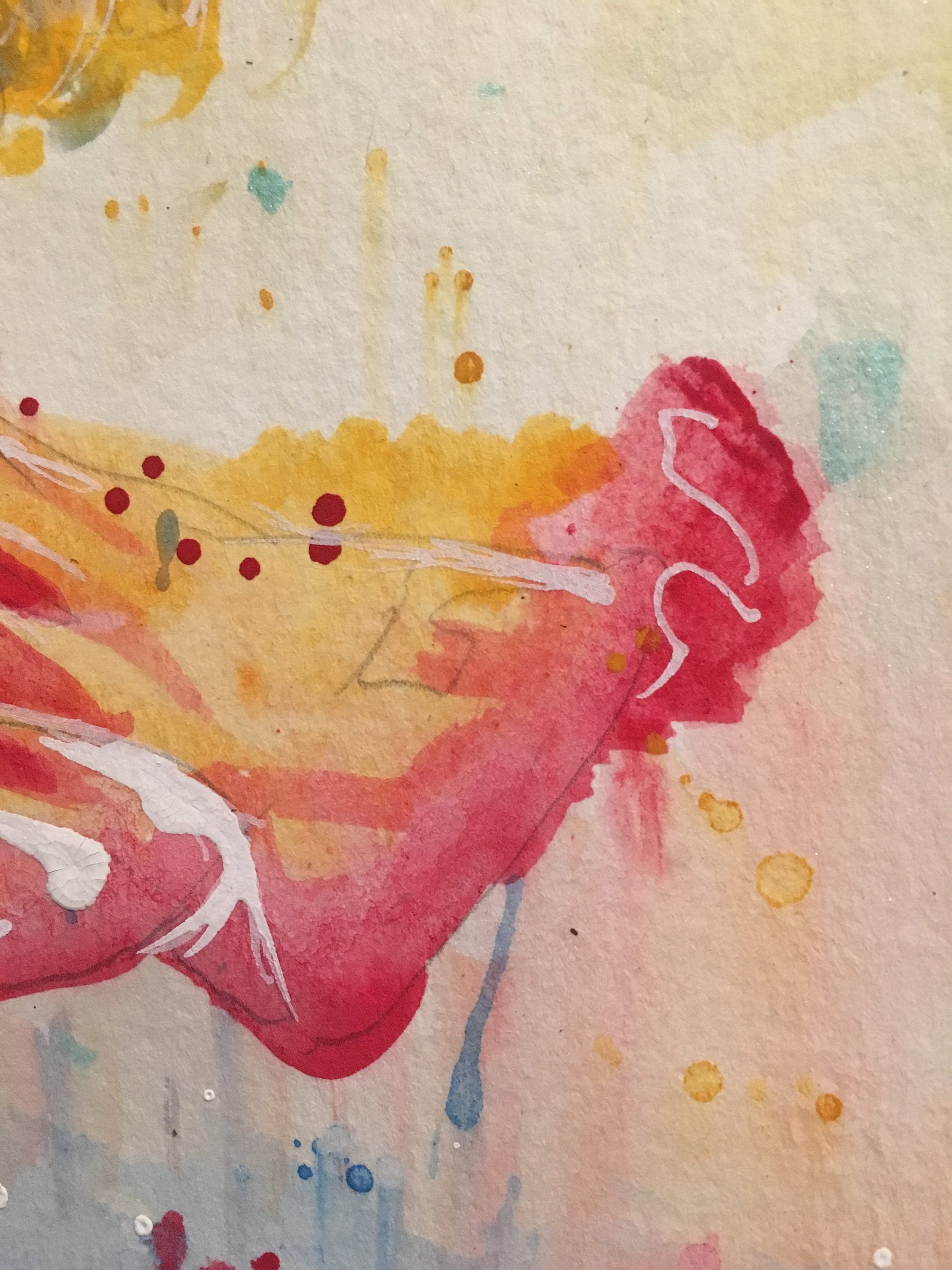 Watercolor Print of Little Girl Dancing in the Rain by Bethany Kerr - Etsy