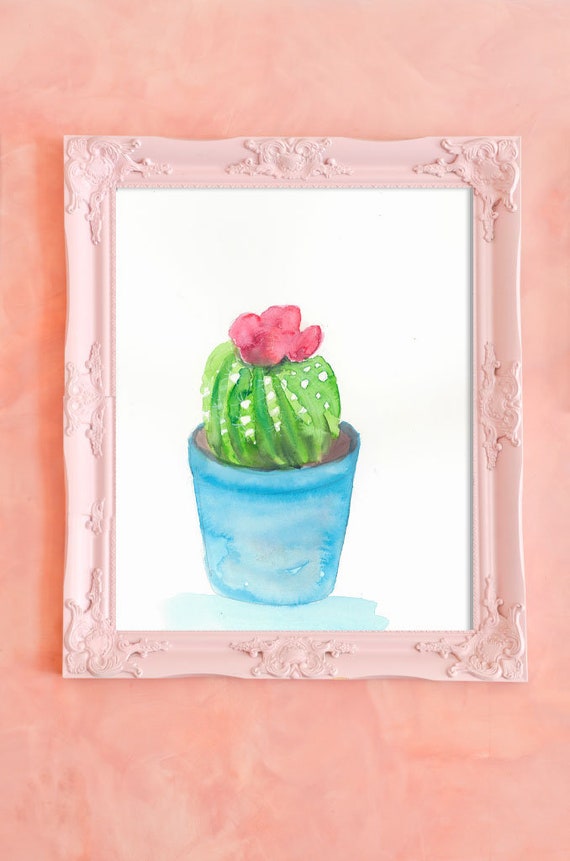 Watercolor Set of 3 Cactus Cacti Paintings Art Prints by Bethany Kerr -  Etsy.de