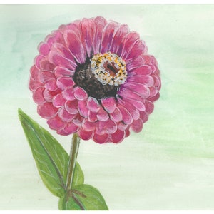 Watercolor Floral Art Painting by Bethany
