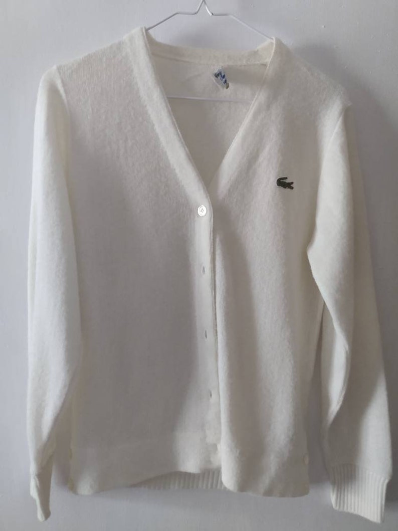 Beautiful vintage Lacoste cardigan