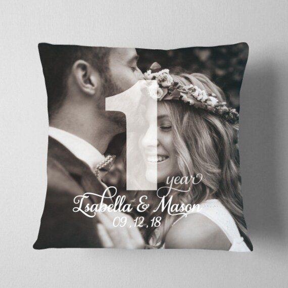 Photo Pillow Custom Pillow Anniversary Pillow Pillow Case Etsy