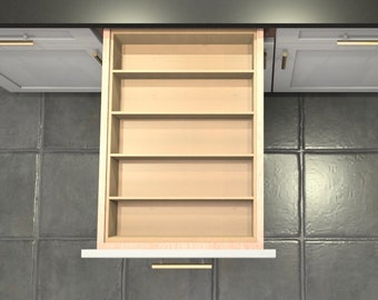 Divisor de cajón personalizado, organizador de cubiertos de arce, 5 espacios, DrawerSpace AH5, hecho a medida según sus dimensiones exactas.