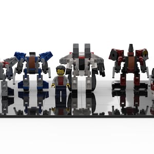 Instructions - Minifig Sized Transformers Decepticon Jets