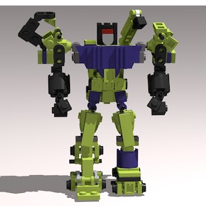 Instructions - Minifig Scale Transformers Gen 1 Constructicons Devestator