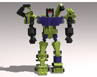 Instructions - Minifig Scale Transformers Gen 1 Constructicons Devestator