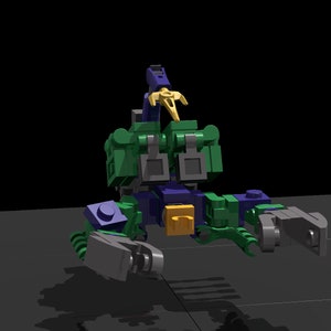 Instructions - Micro Transformers Gen1 Decepticon Titan Scorponok
