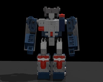 Micro Transformers Gen1 Autobot Titan Fortress Maximus - Instructions et liste de pièces uniquement