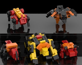 Instructions Minifig Scale Transformers Gen Predeacons