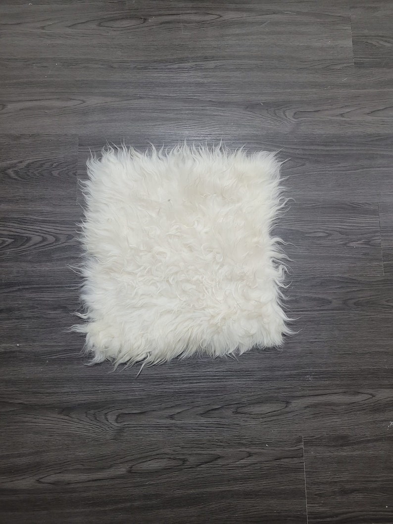 Luxurious Genuine Sheepskin Chair Pad Sheepskin Stool Cover Etsy