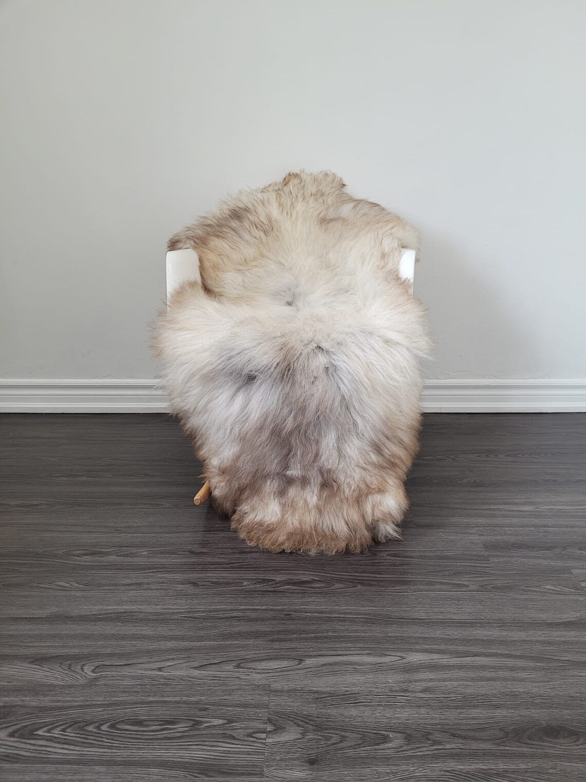 Original Natural GIANT Rug Spotted Genuine Natural Sheepskin Etsy