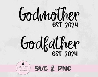 Godmother svg | Godfather svg | Godparents svg | Baptism svg | Godparents gift | Personalized svg | Christening svg | Religious svg