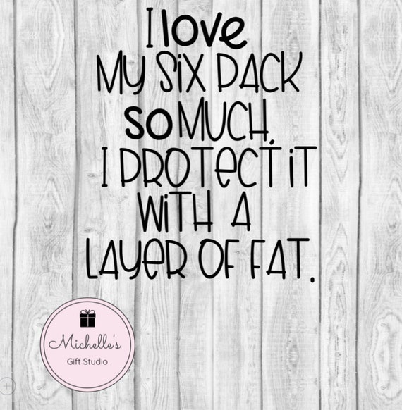 picture Six Pack Funny Quotes etsy