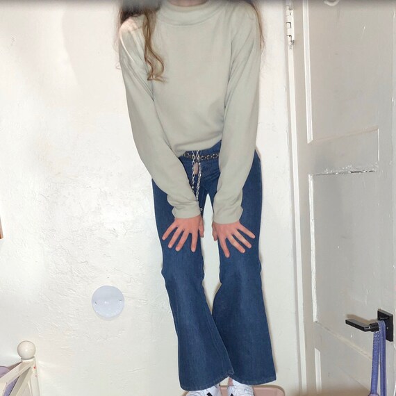 1970s Vintage Levi's Bell Bottoms, Orange Tab