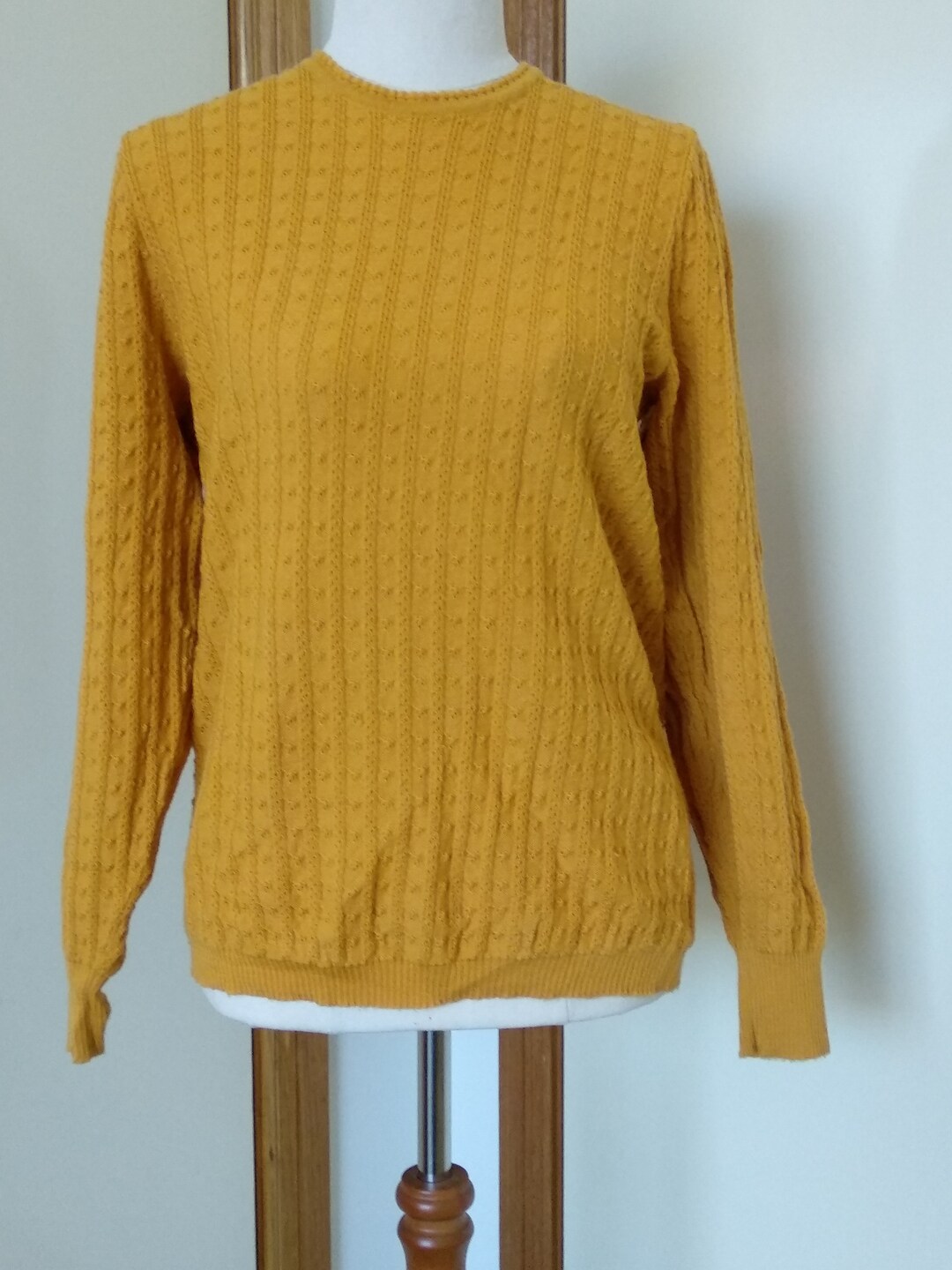 Beautiful Woolen Mustard Yellow Jumper Sweater Bromley Vintage Etsy