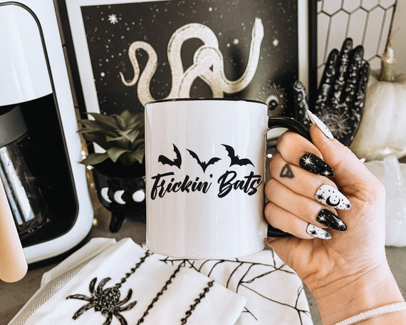 Frickin Bats Mug, It's Frickin Bats Mug, Funny Bats Mug, Funny Halloween Mug, Halloween Coffee Mug, Halloween Gifts, Accent Coffee Mug, 11oz