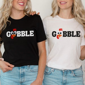 Gobble Gobble Friendsgiving Shirt, Turkey Friendsgiving Shirt, Group Thanksgiving Shirts, Funny Thanksgiving Shirt, Cute Turkey Day Tee