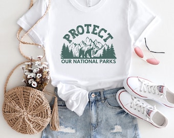 Protect Our National Parks Unisex Shirt, Save Wildlife Public Lands, Eco Activism Resist, Anti-MAGA Conservation Protest, American Nature