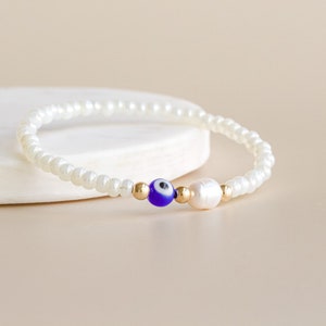 Bracelet œil protecteur, bracelet porte-bonheur, bracelet de protection, œil bleu protecteur, cadeau pour femme, cadeau pour maman, cadeau pour la fête des mères image 11