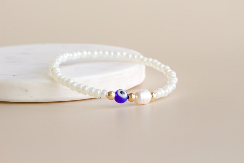 Bracelet œil protecteur, bracelet porte-bonheur, bracelet de protection, œil bleu protecteur, cadeau pour femme, cadeau pour maman, cadeau pour la fête des mères image 11