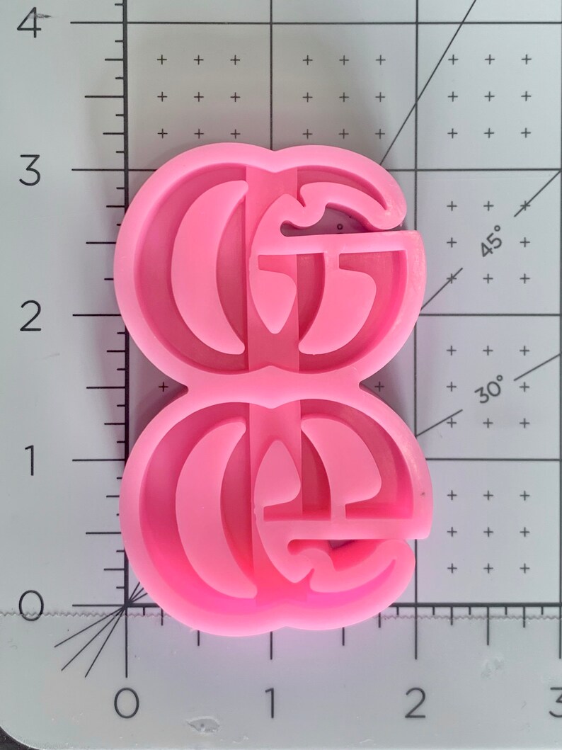 GG Gucci Inspired Straw Topper Silicone Mold Etsy