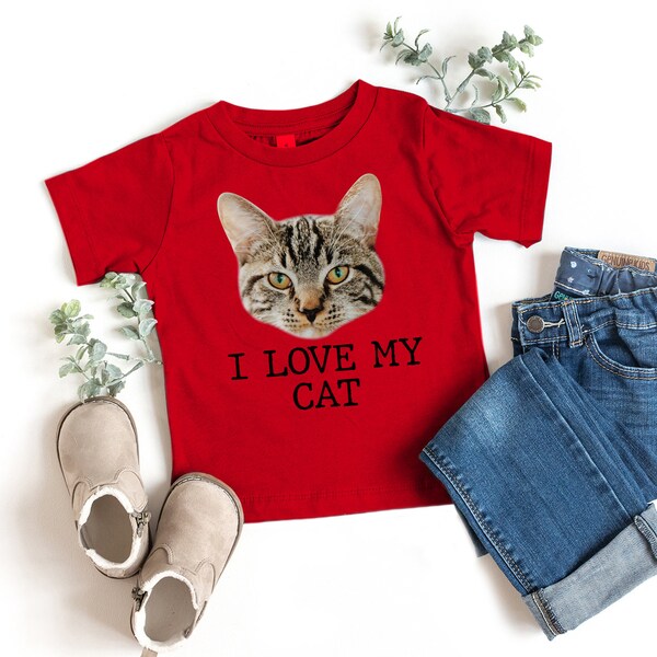 Toddler Cat Shirt Etsy