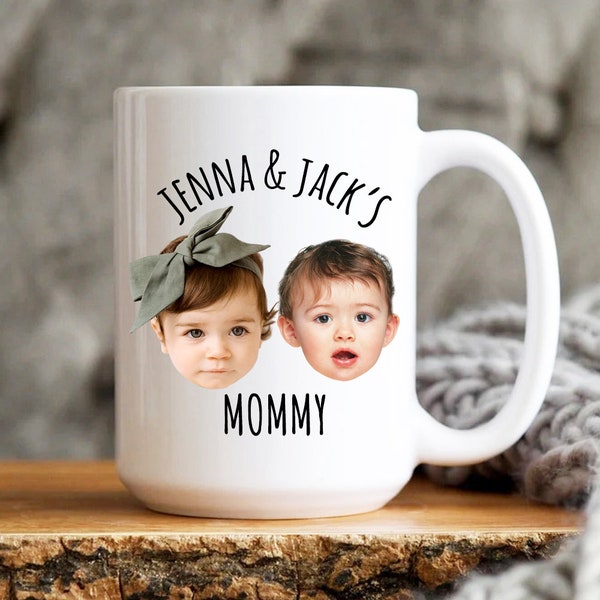 Taza de foto personalizada del día de las madres, taza de cara de foto personalizada, taza de madres personalizada, crea tu taza, regalo para mamá, taza personalizada para madre