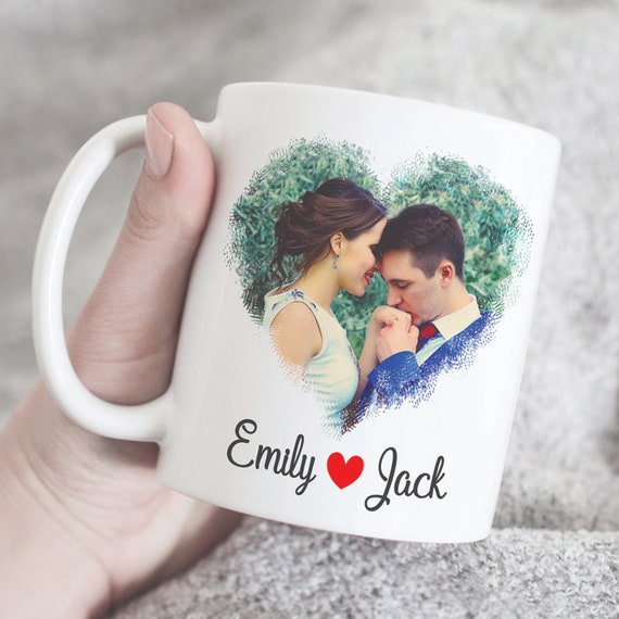 Custom Photo and Text Coffee Mug, Custom Photo Mug, Valentine Day Gift, Gift for Wife, Gift for Boyfriend, Custom Photo Couple Mug, Cute Mug - Etsy