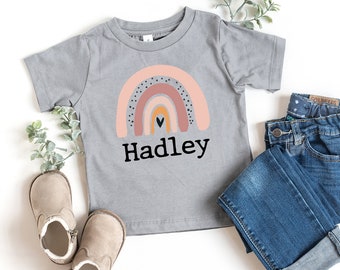 Camisa personalizada arco iris, camisas personalizadas, camiseta personalizada, camiseta personalizada, camiseta para niños, camisa para niños, camisa personalizada, camisa de niño