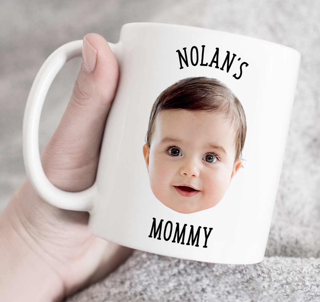 Custom Photo and Text Mug, Face Mug, Custom Photo Mug, Personalized