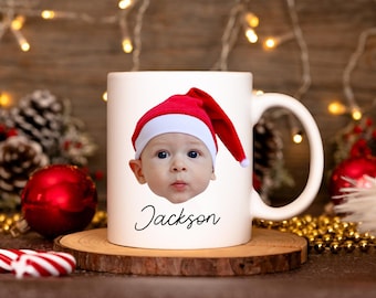 Custom photo and text mug, Personalized photo mug, face mug, custom photo mug, Christmas Gift Idea, Christmas Mug, create your mug, gift
