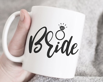 Tazza sposa, tazza di fidanzamento, sposa per essere tazza, Regalo per la sposa, regalo sposa, Tazza sposa, Tazza per sposa, tazza da sposa, regalo nuziale, regali damigella d'onore