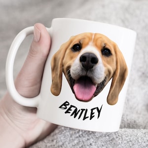 Custom Dog Mug, personalized mug, custom mug with  name and photo, gift for dog owners, Personalized Dog Mug , Personalized Dog Photo Mug