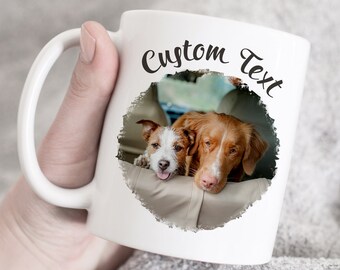 Personalized photo mug, custom photo and text Christmas mug, christmas gift for mommy, Personalized Photo Gift for Dad, custom Holiday Gifts