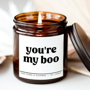 You&#39;re my boo candle, Halloween candle, Halloween Candle Gift | Cute Halloween Candle , Halloween Gift for Friend, Gift for Bestie