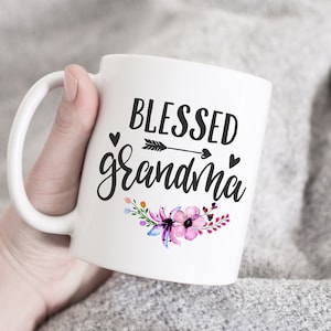 Blessed Grandma Mug, Grandma Mug, Gift for Grandma, New Grandma mug, Mimi Mug, Mimi Gift, Grandma gift,  Grandma Coffee Mug, Grandparent Mug