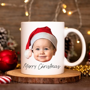 Custom photo mug, Personalized photo mug,  Merry Christmas Mug, Custom Christmas Mug, Christmas gift idea, gift for him/her, face mug