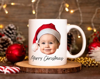 Custom photo mug, Personalized photo mug,  Merry Christmas Mug, Custom Christmas Mug, Christmas gift idea, gift for him/her, face mug