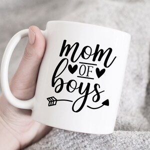Mom Of Boys Mug, Mom Mug, Mom Life Mug, Mothers Day Gift, funny mom mug, gift for mother, gift for moms, Gift Ideas, Mom Gift From Boys