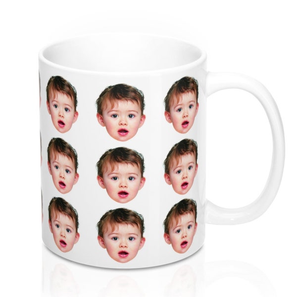 Faces Mug, Custom Face mug, Funny photo Mug, Custom Mug, Personalized Coffee Mug, Coffee Mug with Pictures, Coffee Mug Gift, baby face mug