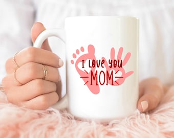 I Love You Mom Tasse, Süße Mama Tasse, Muttertagsbecher, Beste Mama Tasse, Muttertagsgeschenk, Muttertagsgeschenk, Mama Kaffeebecher, Mama Geschenkidee, Mama Geburtstag