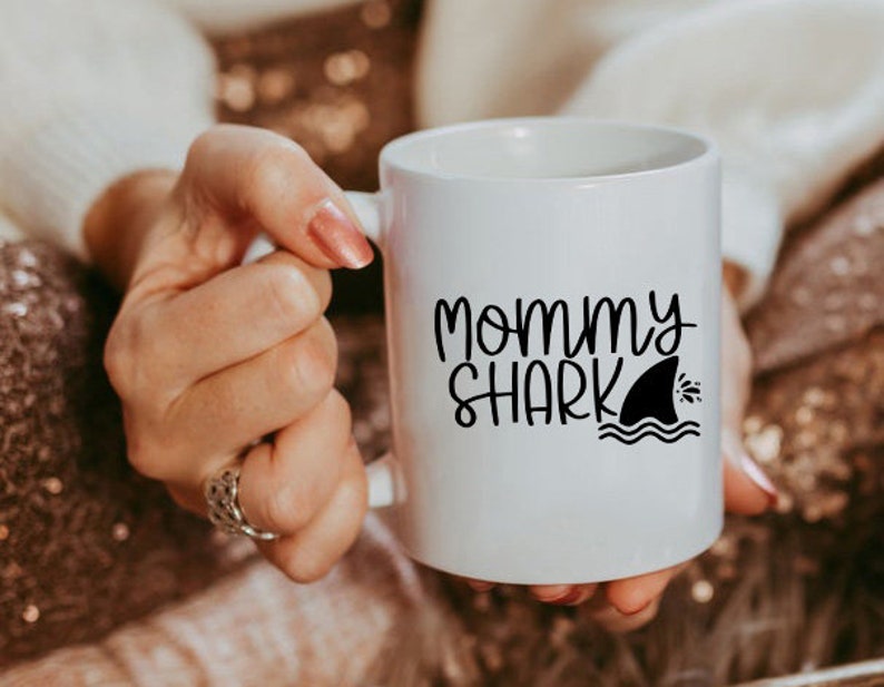 Mommy Shark Mug Mommy Mug Mother's Day Mug Mug For Mom Funny Mom Mug