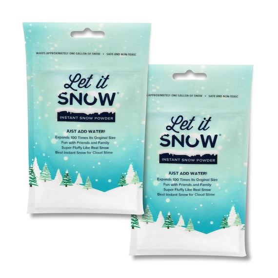 Let It Snow Instant Snow Powder for Cloud Slime Artificial Fake Snow Great  for Holiday Decorations Made in the USA Safe for Kids -  Denmark