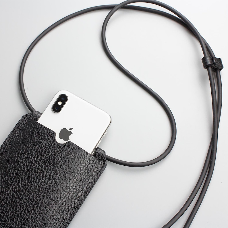 IPhone crossbody case leather with strap. For iPhone 11 11 Etsy