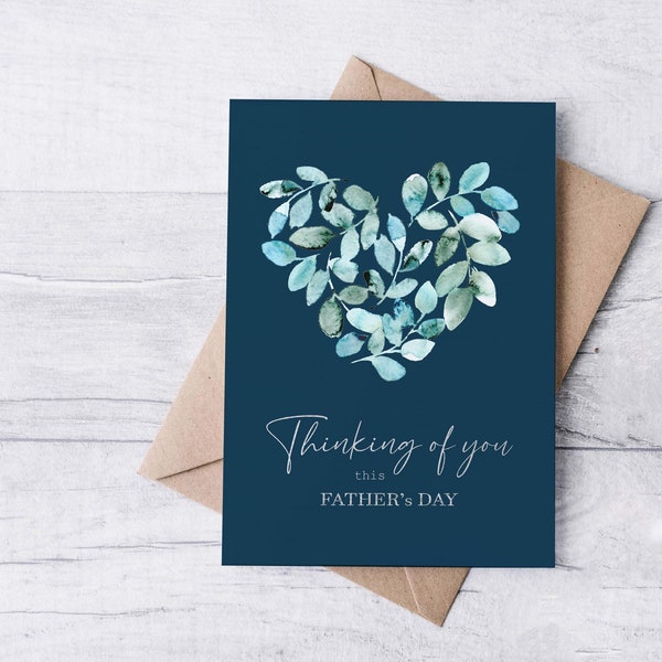 Sympathy First Father's Day Card, Loss of Father Condolence Card, Thinking of You Grief Card, Loss of Child Empathy, Father's Day Support