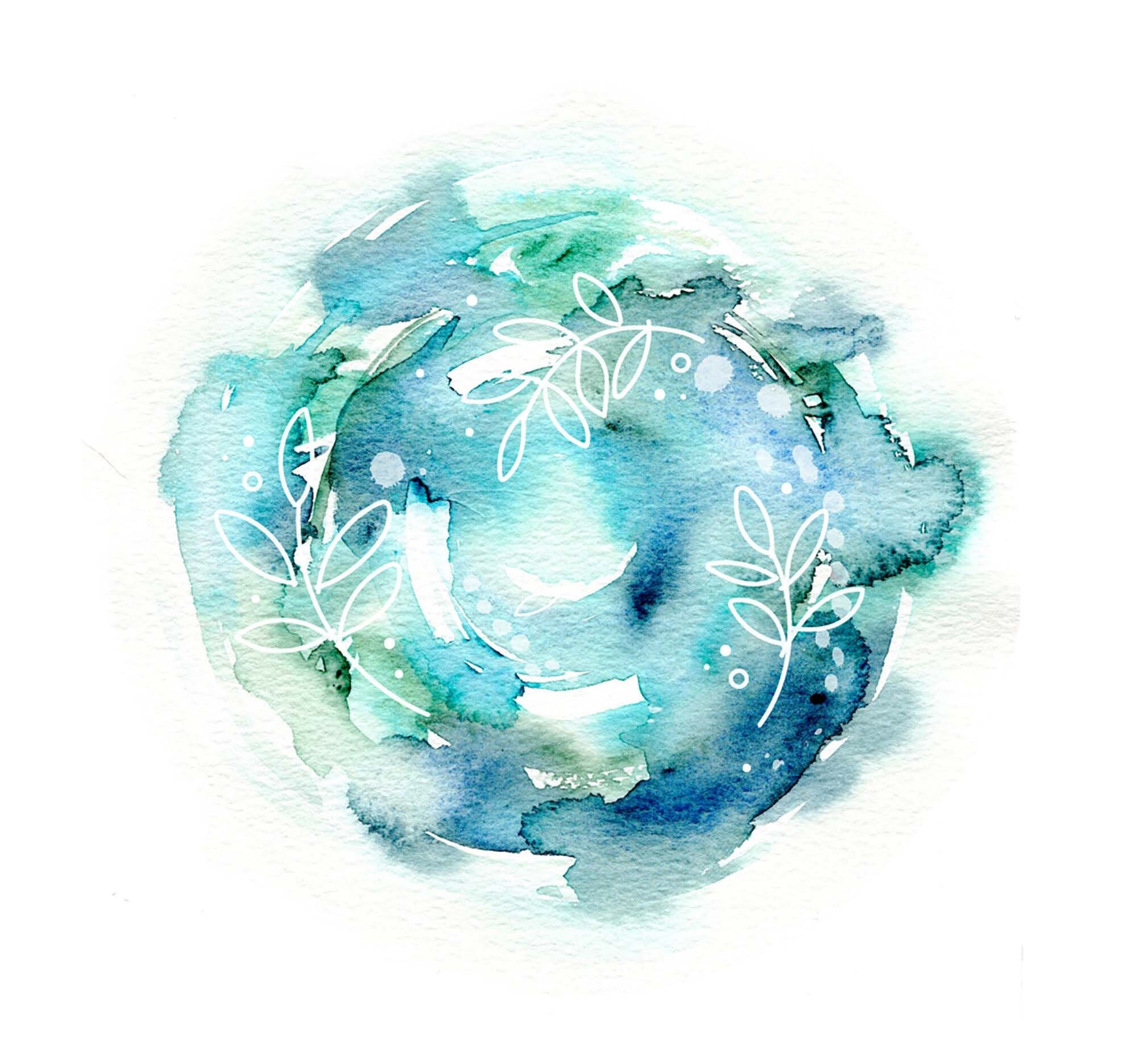 Watercolor Abstract Art Print Botanical Wall Art Floral | Etsy