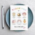 PRINTABLE Teacher Appreciation Card, Cute Thank You Best Teacher Note, Helping Me Grow Teacher Pun, Rainbow Pastel Digital Greeting Card DIY