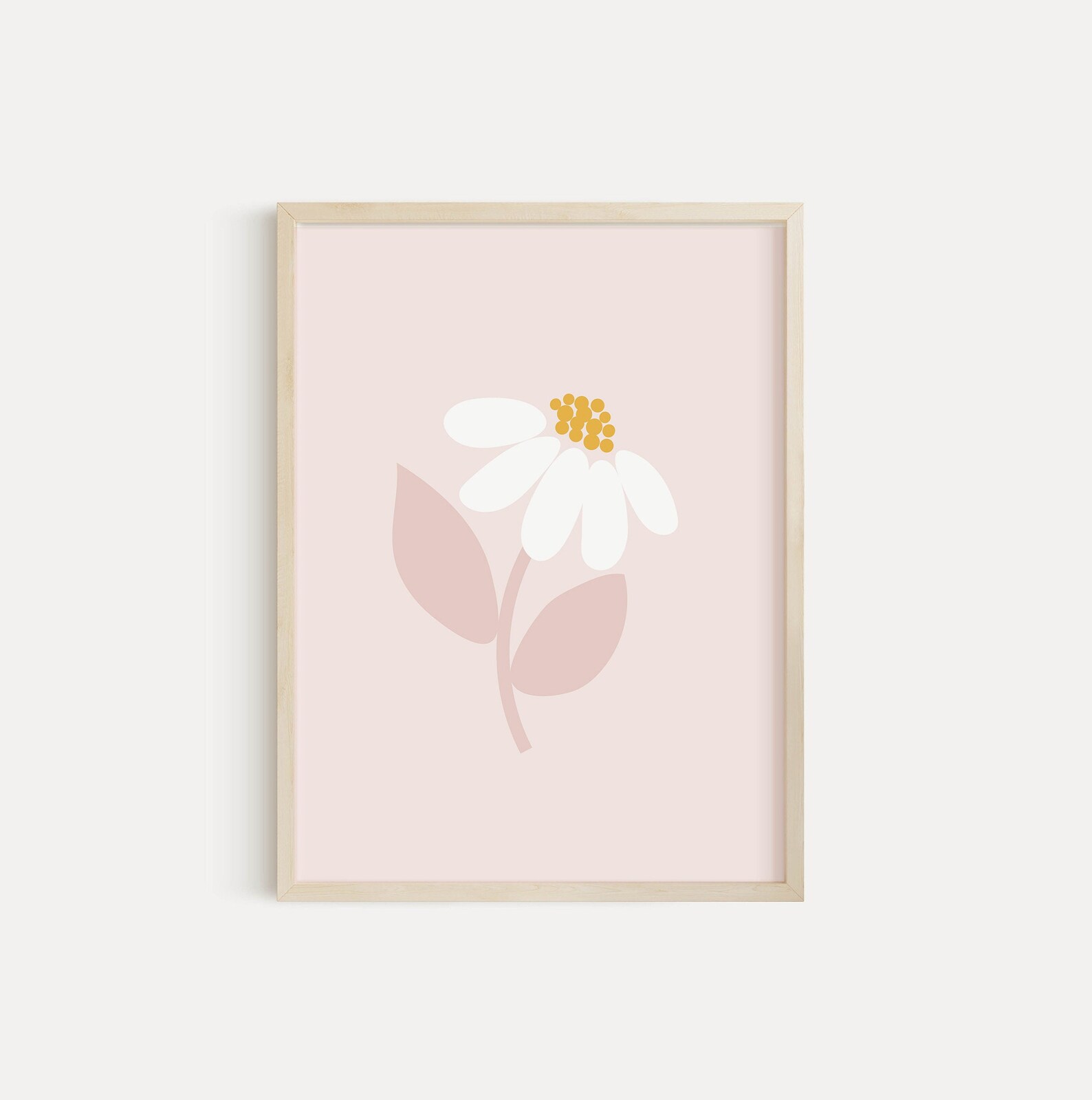 Blush Daisy Nursery Wall Art, You Are so Loved Print Set of 3 ...